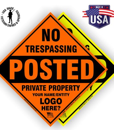 No trespassing posted