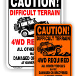 Caution Difficult Terrain