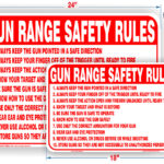 Gun Range Safety rules info
