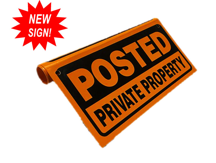 SL101CC2 ORG Posted Private Property
