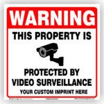 Warning video surveillance