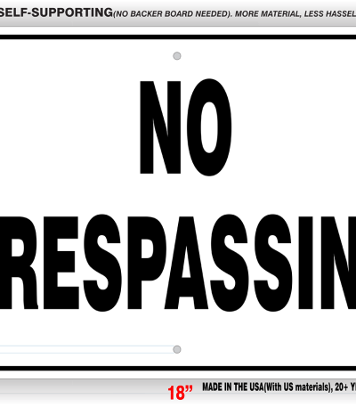 No Trespassing