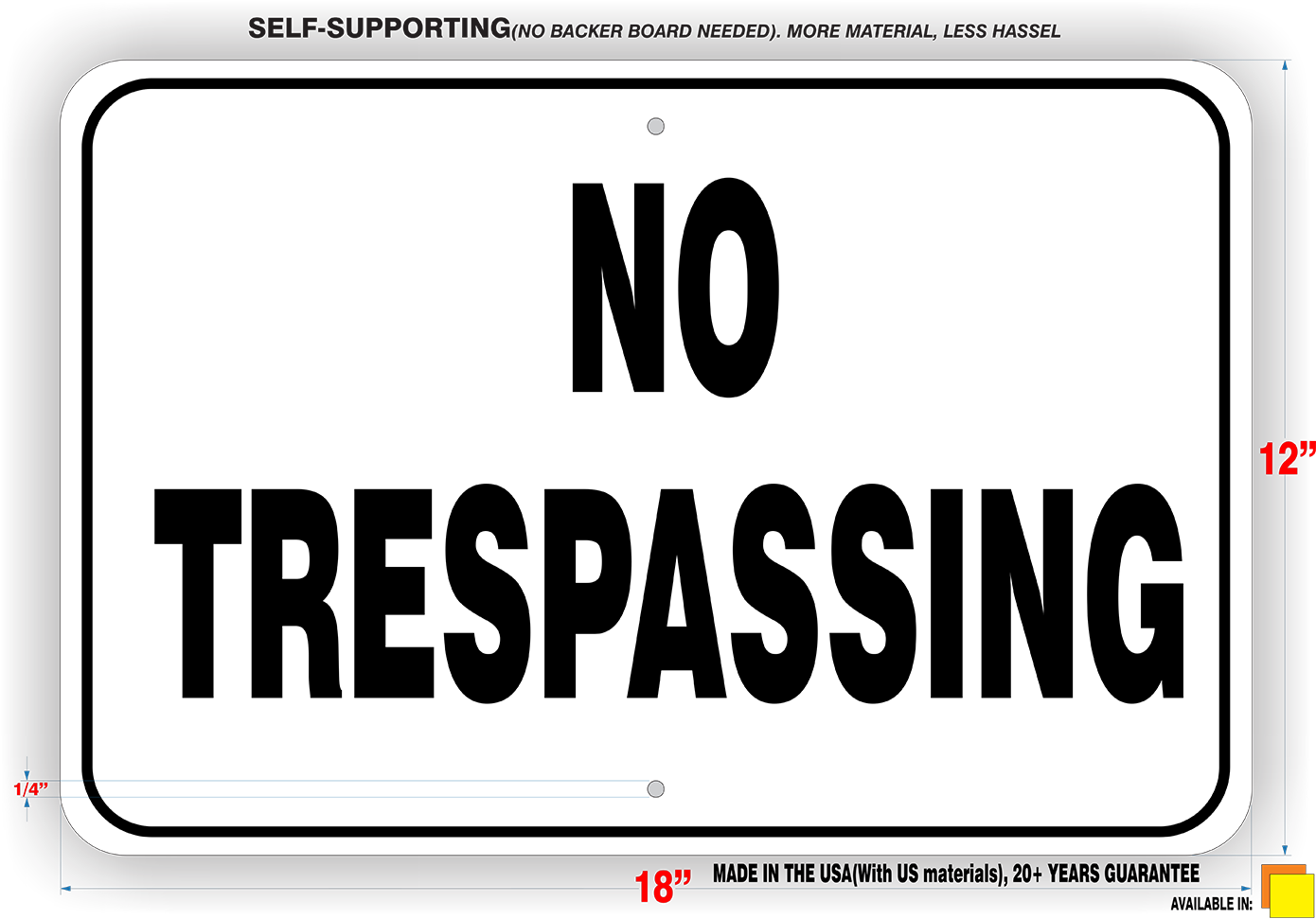 no-trespassing-reflective-sign No Trespassing