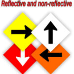 reflective and non-reflective