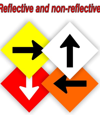 reflective and non-reflective